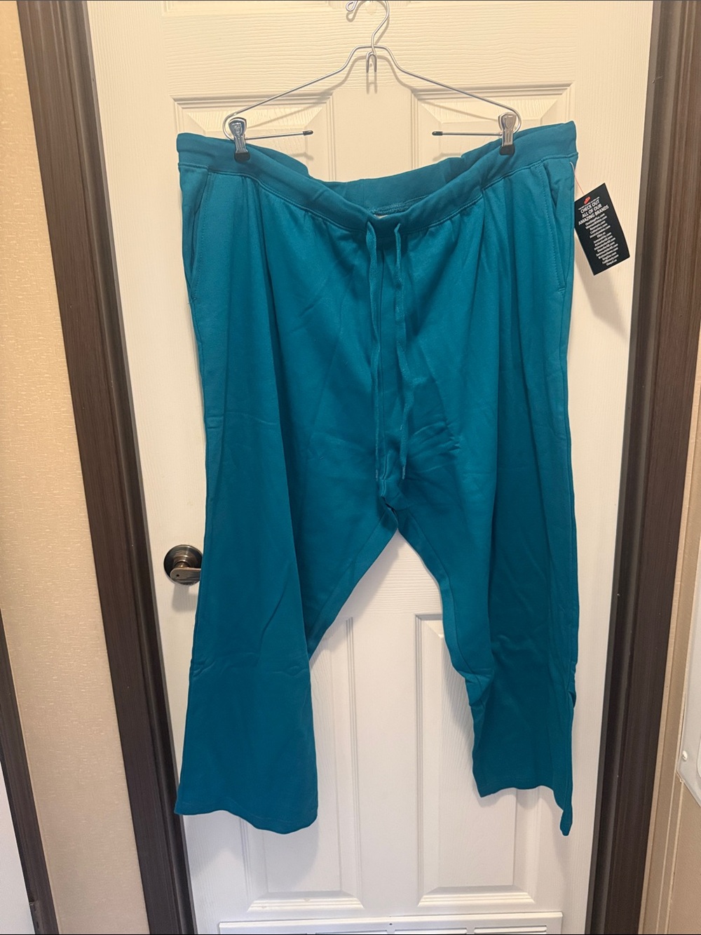 Woman Within Teal Drawstring Lounge Pants